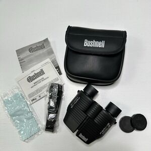 Bushnell Binoculars Perma Focus 8x25 with Black Case 341FT FOV Clear View Nice